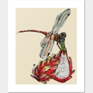 Dragon Fly Fruit Posters and Art